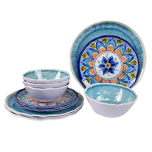 12 - Sekhechana sa Melamine Dinnerware Set