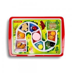 Wholesale Baby Plate Dinner Dish Feeding Plate Dinnerware Kid Divided Plate For Picky Eating Toddlers With Fun Meal Time