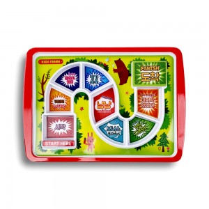 Wholesale Baby Plate Dinner Dish Feeding Plate Dinnerware Kid Divided Plate For Picky Eating Toddlers With Fun Meal Time