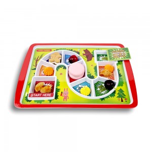 Wholesale Baby Plate Dinner Dish Feeding Plate Dinnerware Kid Divided Plate For Picky Eating Toddlers With Fun Meal Time