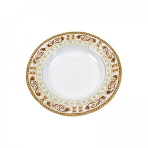 Cheap Round White Decal Melamine Plates Wholesale Restaurant Dinner Plates melamine dish plate