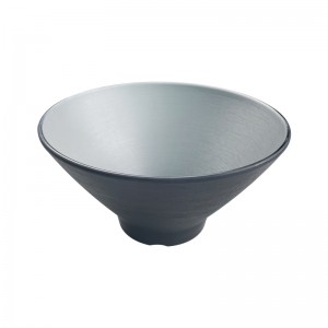 Elegant appearance 100% melamine frosted pasta bowl in plastic