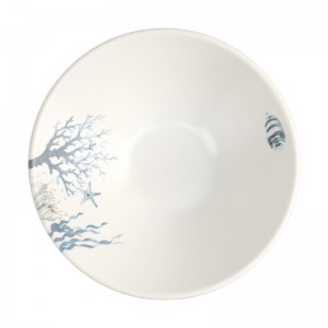 Traditional Chinese style printing 5.5/6 inch round melamine bowls for restaurant