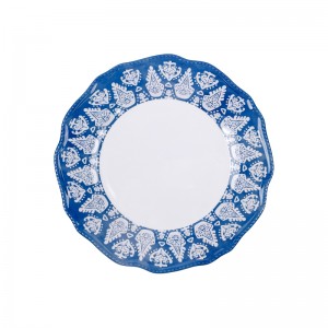 Unbreakable Food Grade Melamine Serving Plates Dinner Plates Restaurant Melamine Dish Round Customize