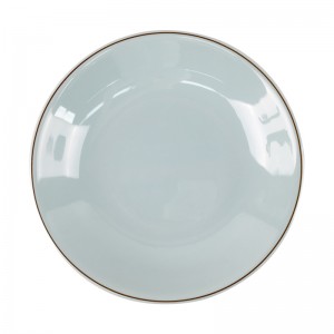 Blue Banquet Dinnerware Dinner Plate Nordic Sea Food Catering Tableware Restaurant Melamine Dinner plate For Restaurant