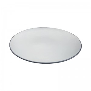 cheap wholesale melamine restaurant round serving grey plates