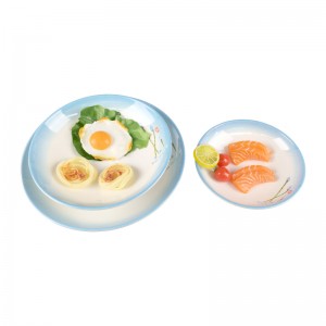 restaurant dinner plates set unbreakable party tableware melamine dinnerware