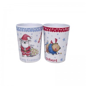 Custom Print Melamine Coffee Cup Cups Christmas Mug For Restaurant