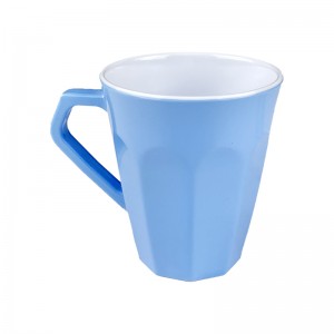 Wholesale Custom Design Mugs Supplier Blue Melamine Sublimation Mugs Coffee Cup