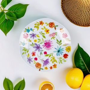 Cheap custom wholesale melamine dinner modern restaurants plate food grade quality