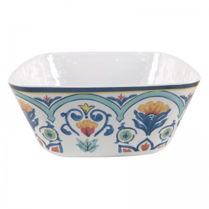 Melamine Large Mixing Plastic traditional patterns Chinese Salad Bowl