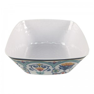 Melamine Large Mixing Plastic traditional patterns Chinese Salad Bowl