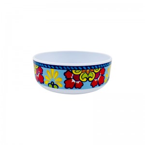 Wholesale High Quality Food Grade Customized Design Printed Logo Melamine Salad Bowl