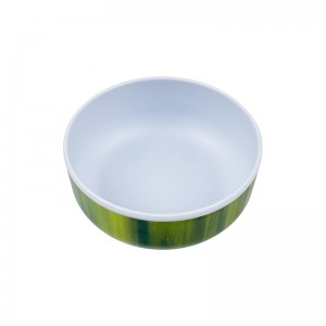 Hot Selling Green Bowl Chinese 100% Melamine Bowl With Decal Customize Rice Salad Snack Bowls