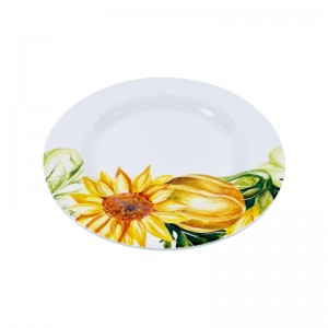 Luxury Round Dinner Plate Dinnerware Hot Sale Nordic Style Dishes & Plates Melamine Dinnerware Plate