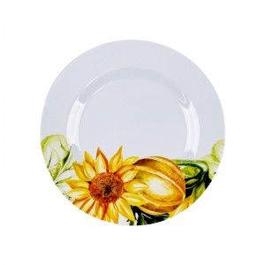 Luxury Round Dinner Plate Dinnerware Hot Sale Nordic Style Dishes & Plates Melamine Dinnerware Plate