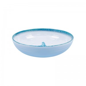 Factory Wholesale 8 Inch Canteen Restaurant Cheap Rice Noodle Soup Pho Bowl White Melamine Salad Soup Bowl