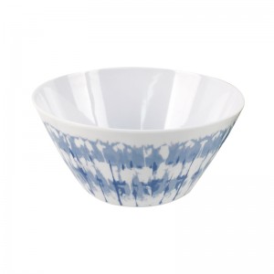 wholesale custom design round 6 inch melamine plastic dinnerware salad bowl