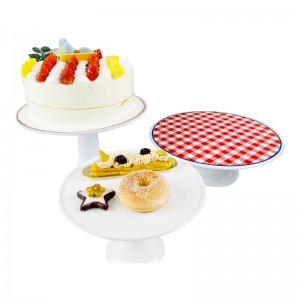 Stand Cupcake Tray for Wedding Birthday Party Display plate elegant modern wedding melamine cake stand