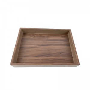 Chinese Products Wood Grain Designt   Food Serving Tray Coaster Wood Grain Pallet Stand Maker Wood Grain Pallets