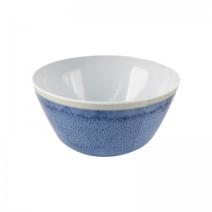 Hot verkafen Grousshandel Benotzerdefinéiert Design Ronn 6 Zoll Melamine Plastik Dinnerware Zalot Schossel