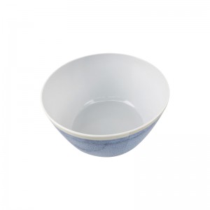 Hot verkafen Grousshandel Benotzerdefinéiert Design Ronn 6 Zoll Melamine Plastik Dinnerware Zalot Schossel