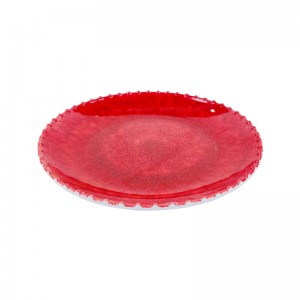 dishwasher safe melamine plates sets dinnerware dishes plates red round charger plates