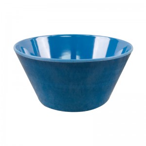 Blue Melamine Noodle bowl foodsafe dinnerware set Plastic Round Baking bowl noodle bowl manufacturer