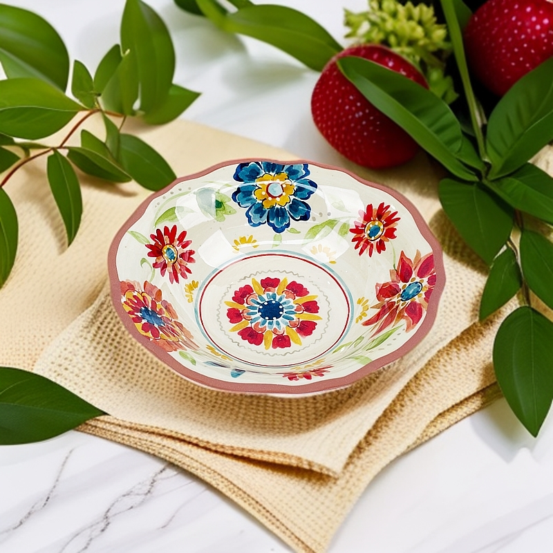 art melamine bowl