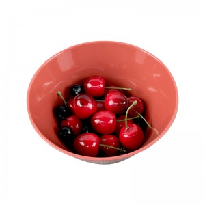 Hot red melamine cereal bowls for soup fruit salad, 6 inch commercial buyer serveware melamine bowls