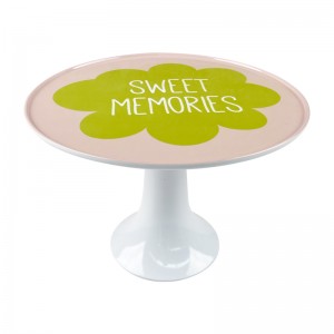 Cake Stand Melamine Plastic Wedding Factory Custom High Quality 12″ Cake Tools Round plate melamine cake stand for Home