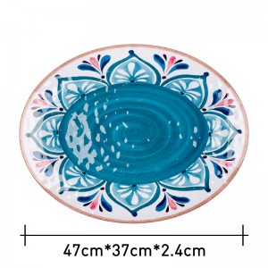 Household goods wholesale melamine plates reusable oval melamine serving plate luxury dishwasher safe melamine plate