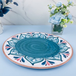 Household goods wholesale melamine plates reusable oval melamine serving plate luxury dishwasher safe melamine plate