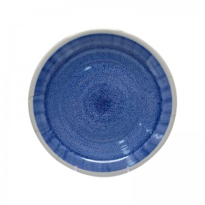 Melamine Blue Color 4 Pieces Serving for Theme Restaurant Home Daily Using Dinnerware Tableware