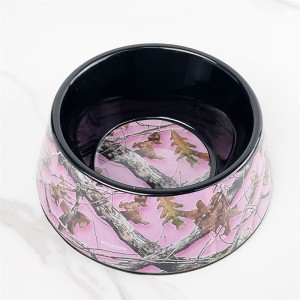 Glam Pet Feeding Bowl With High Quality Printed Finishes Good Material Quality Best Shape Pet Feeding Bowl For Dogs Feeding